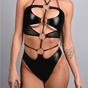 Suspex Vixen Rave Bodysuit / Black